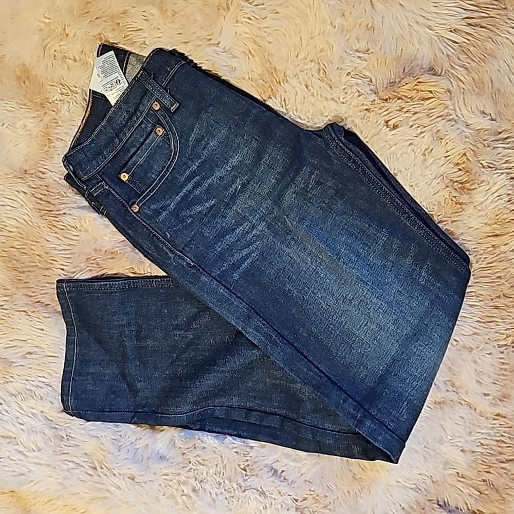 Levi's 514 Straight Flex Fit Jeans Men Size 32x32 Stretch Medium Wash Denim